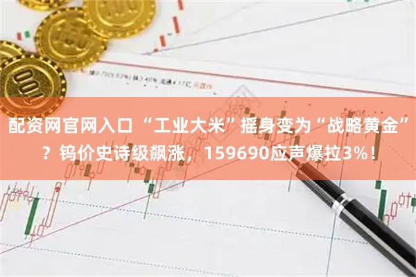 配资网官网入口 “工业大米”摇身变为“战略黄金”？钨价史诗级飙涨，159690应声爆拉3%！