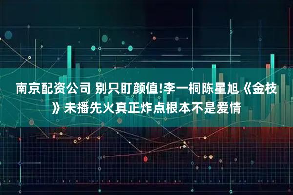 南京配资公司 别只盯颜值!李一桐陈星旭《金枝》未播先火真正炸点根本不是爱情